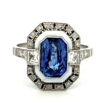 Sapphire Diamond Ring - Kelly Wade Jewelers