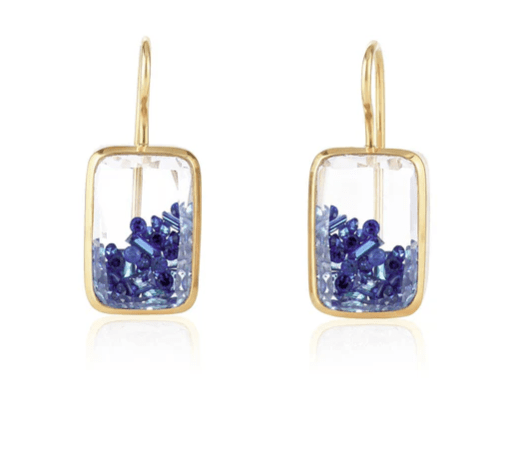 Sapphire Shaker earrings - Kelly Wade Jewelers