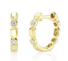 Small Diamond Hoops - Kelly Wade Jewelers