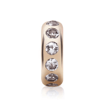Small Diamond Rondel - Kelly Wade Jewelers Store