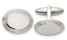 Stainless Steel Engravable Cufflinks - Kelly Wade Jewelers