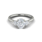 Tapestry Three Stone Oval Engagement Ring - Kelly Wade Jewelers