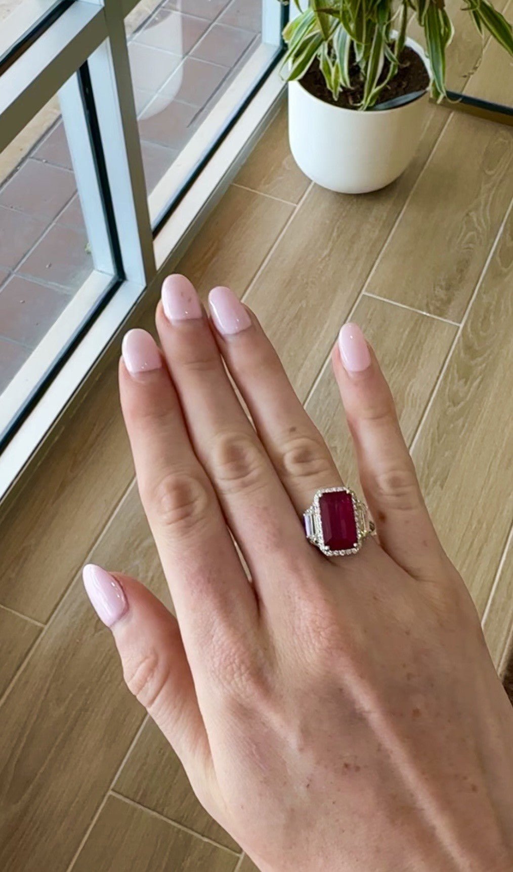 Thailand Ruby & Diamond Ring - Kelly Wade Jewelers