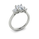 Three Stone Oval Engagement Ring - Kelly Wade Jewelers