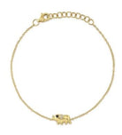 Tiny Diamond Elephant Bracelet - Kelly Wade Jewelers Store