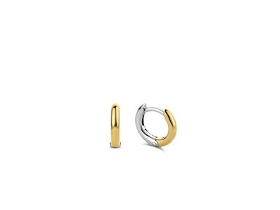 Tiny Half & Half Hoops - Kelly Wade Jewelers Store