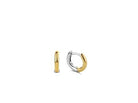 Tiny Half & Half Hoops - Kelly Wade Jewelers Store
