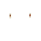 Tiny Ruby Baguette Earrings - Kelly Wade Jewelers