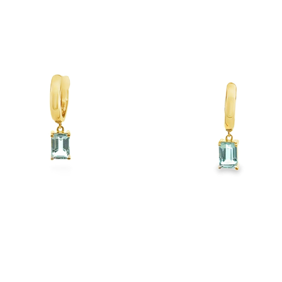 Topaz Dangle Hoops - Kelly Wade Jewelers