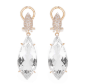 Topaz Diamond Earrings - Kelly Wade Jewelers