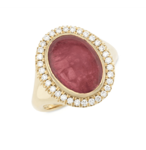 Toumaline Diamond Ring - Kelly Wade Jewelers
