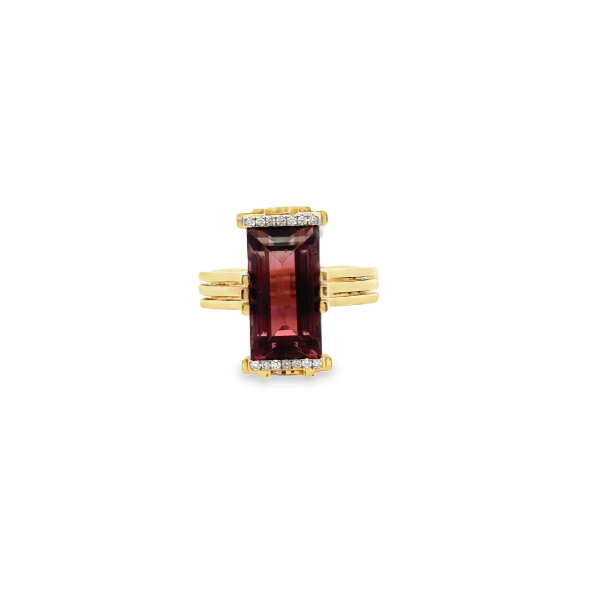 Tourmaline & Diamond Ring - Kelly Wade Jewelers