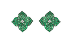 Tsavorite Flower Earrings - Kelly Wade Jewelers