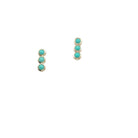 Turquoise Bar Earrings - Kelly Wade Jewelers