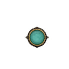 Turquoise & White Quartz Doublet Ring - Kelly Wade Jewelers