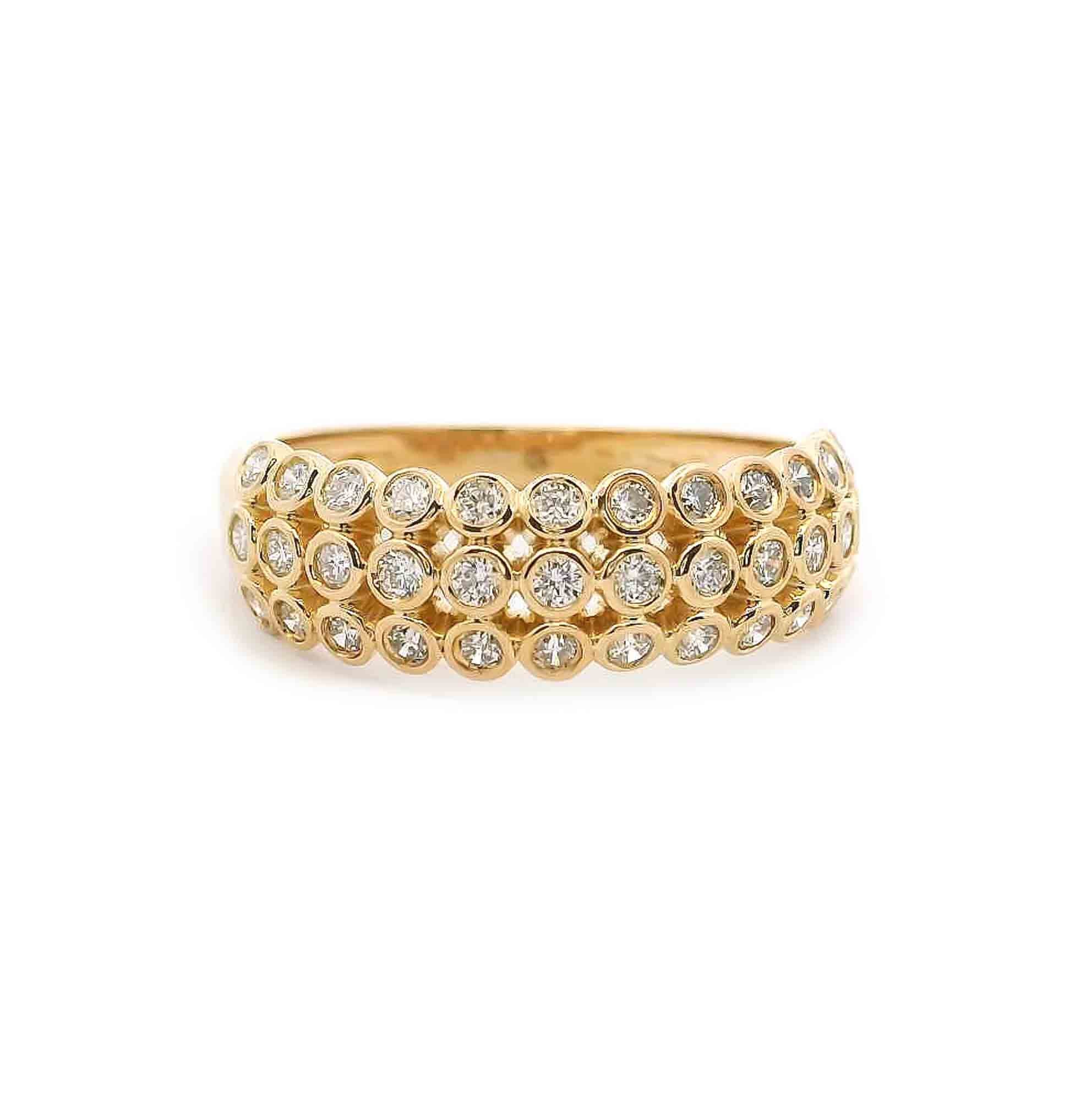 Two Row Diamond Ring - Kelly Wade Jewelers Store
