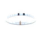 White Ceramic and Pave Diamond Bracelet - Kelly Wade Jewelers