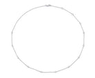 White Gold Diamond by the Yard Necklace - Kelly Wade Jewelers