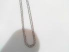 White Gold Double Chain - Kelly Wade Jewelers Store