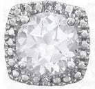 White Sapphire and Diamond Earrings - Kelly Wade Jewelers Store
