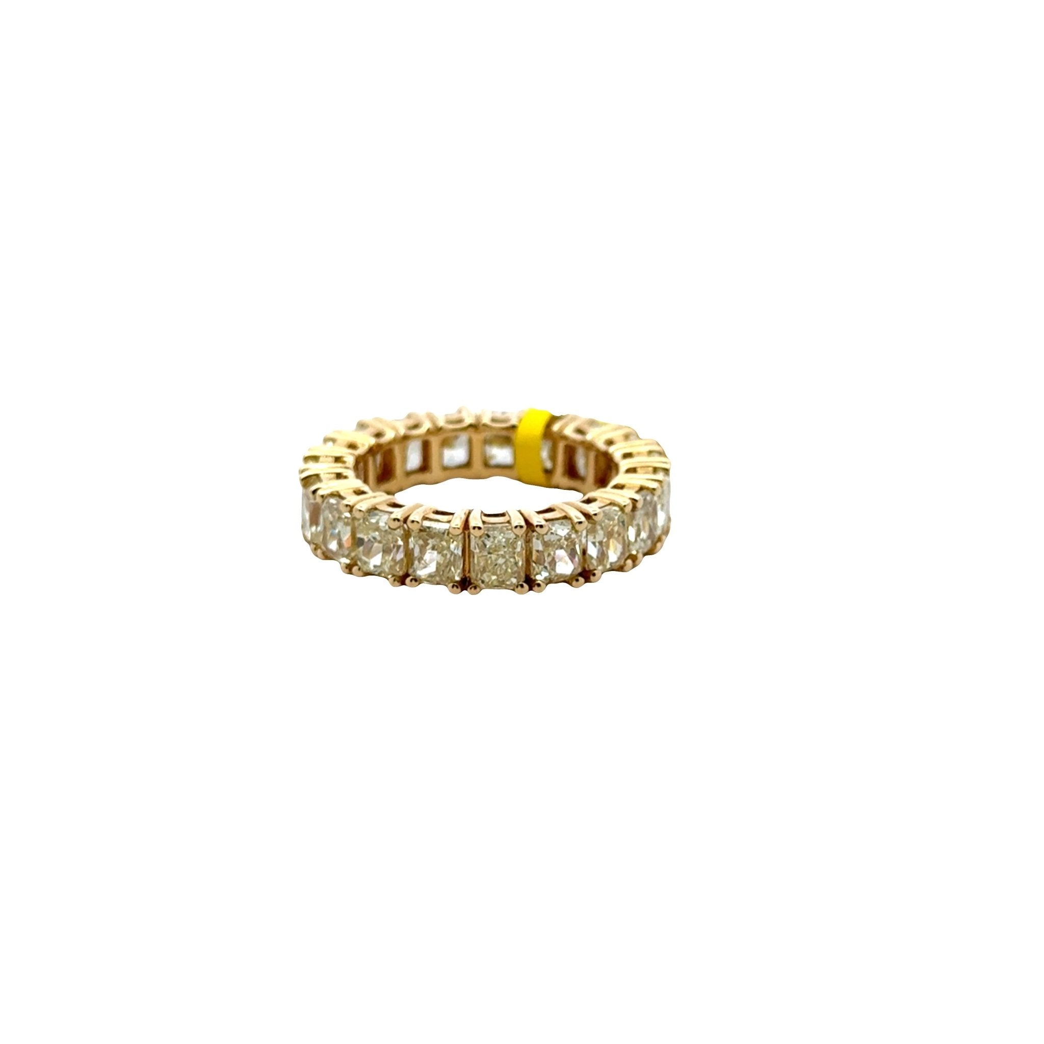 Yellow Diamond Eternity Ring - Kelly Wade Jewelers