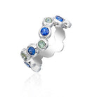 Zig Zag Sapphire Diamond Ring - Kelly Wade Jewelers Store