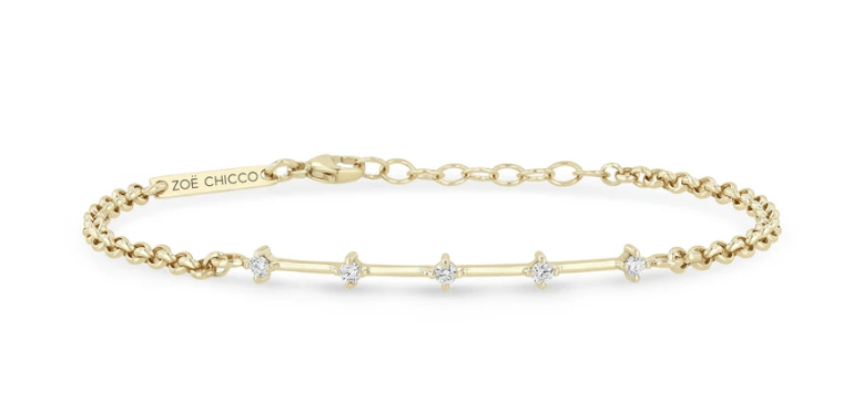 Zoe Chicco 14k yellow gold 5 d - Kelly Wade Jewelers