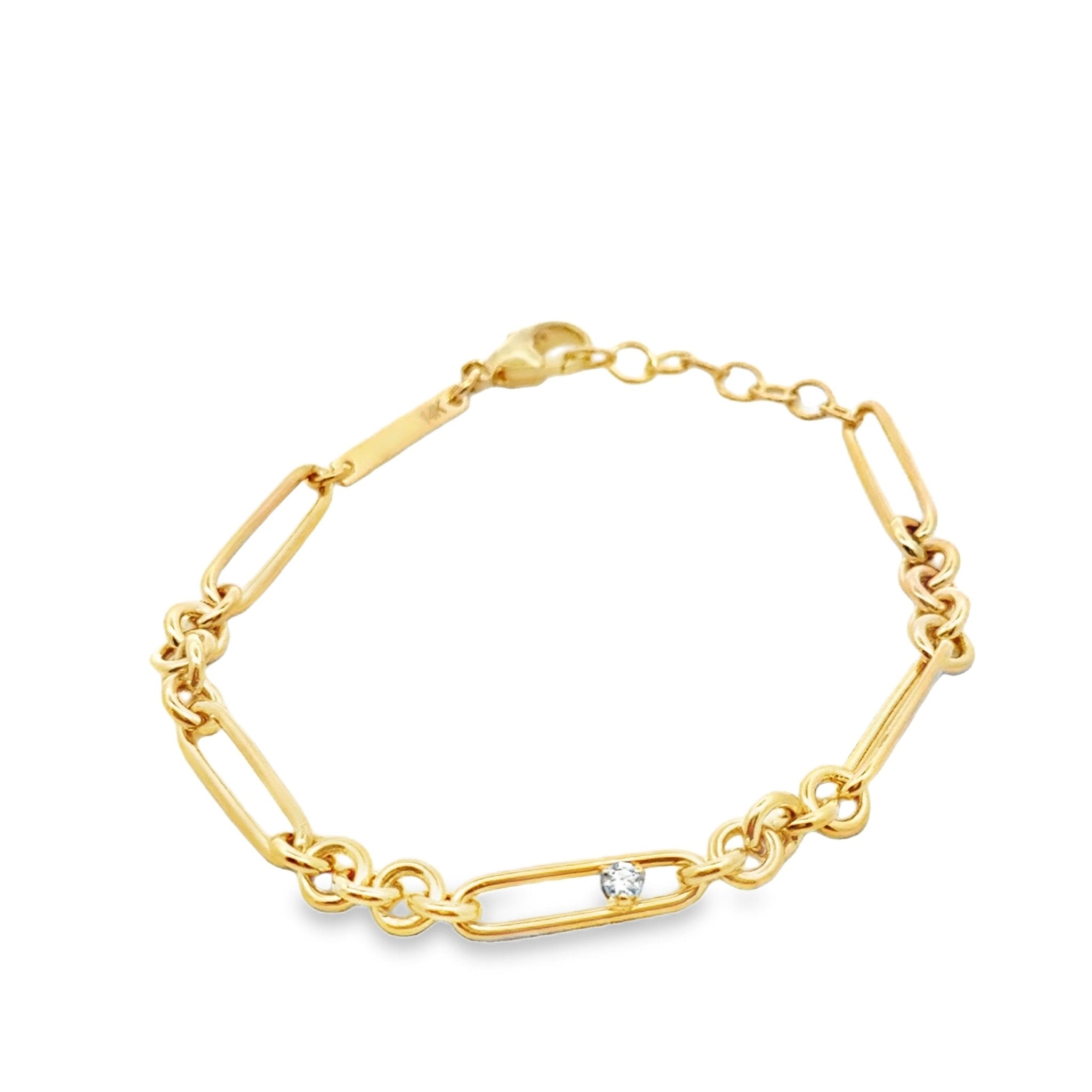 Zoe Chicco Diamond Chain Bracelet - Kelly Wade Jewelers