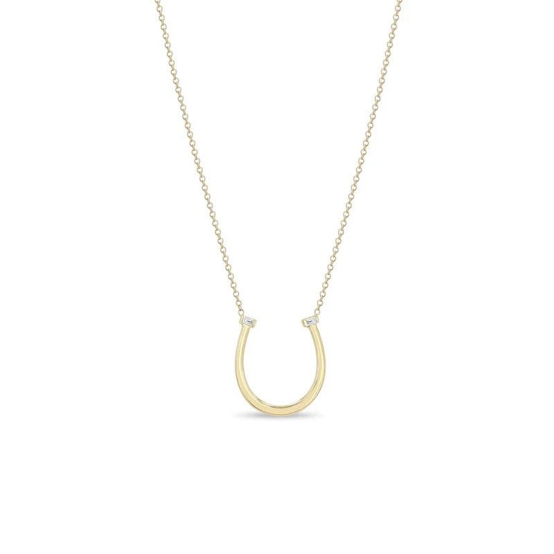 Zoe Chicco Diamond Horseshoe Necklace - Kelly Wade Jewelers