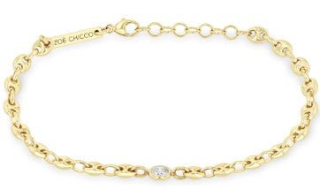 Zoe Chicco Diamond Mariner Chain Bracelet - Kelly Wade Jewelers