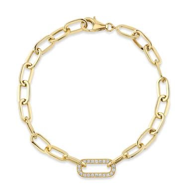 
                
                    Load image into Gallery viewer, 14k yellow gold link bracelet - Kelly Wade Jewelers Store
                
            