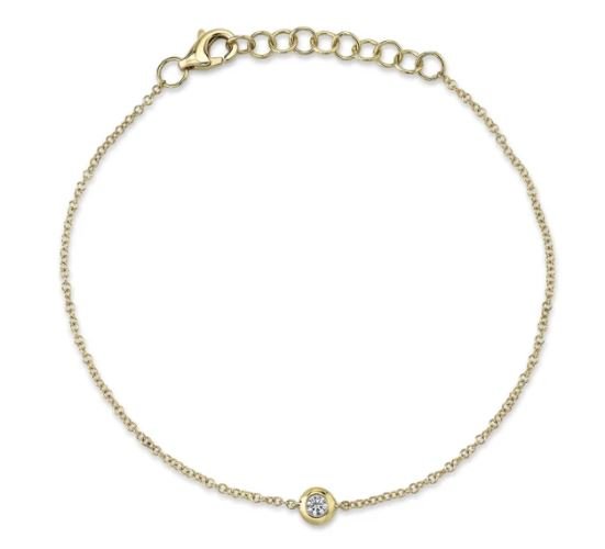 
                
                    Load image into Gallery viewer, Bezel Diamond Chain Bracelet - Kelly Wade Jewelers Store
                
            