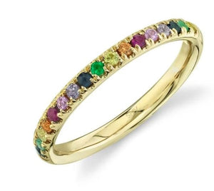 Multi-Colored Sapphire Ring - Kelly Wade Jewelers Store