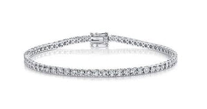 White Gold Diamond Tennis Bracelet 1 CTW - Kelly Wade Jewelers Store